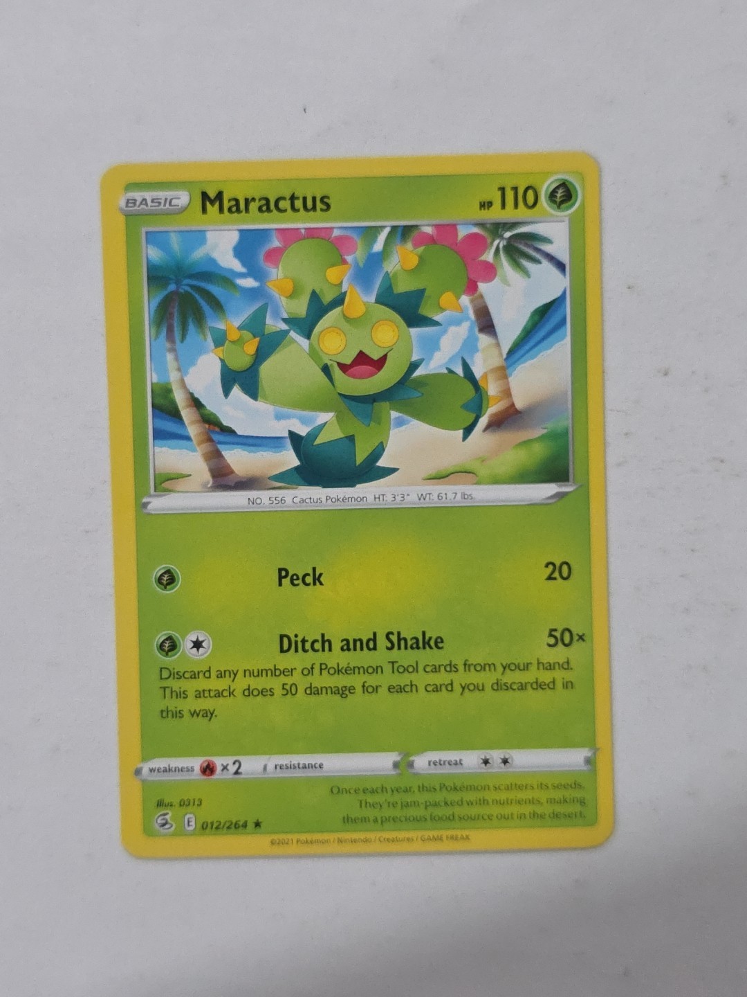 Maractus  12/264 Pokémon TCG Fusion Strike