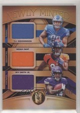 2019 Gold Standard Newly Minted Memorabilia Triples Irv Smith Jr Noah Fant q3y