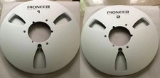 One Pair 10.5'' Silver Pioneer Tape reel High Quality Aluminum Take Up Reel