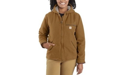 NWT CARHARTT Women's Loose Fit Washed Duck Insulated Coat Size L