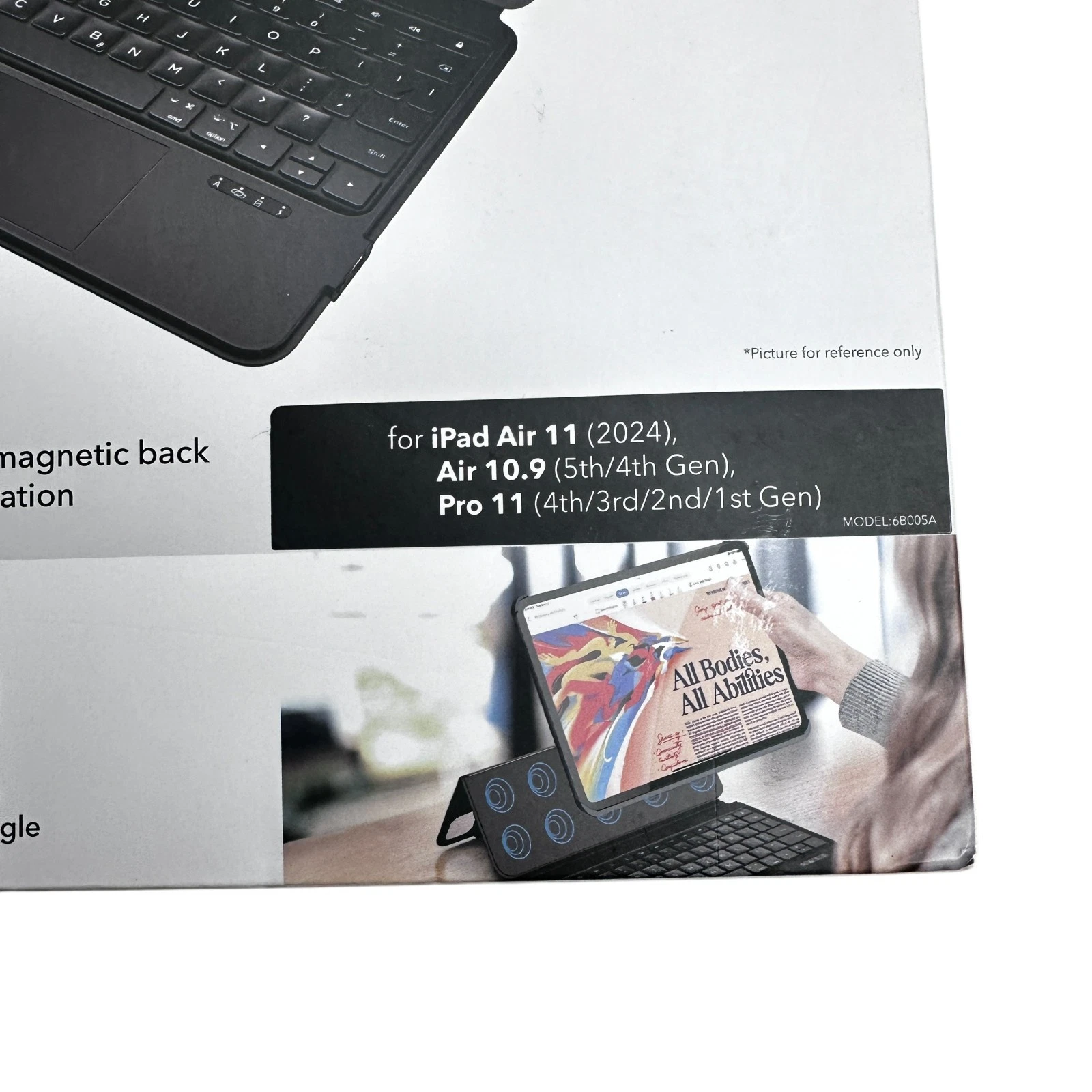 ESR Ascend Series iPad Air keyboard case detachable magnetic back