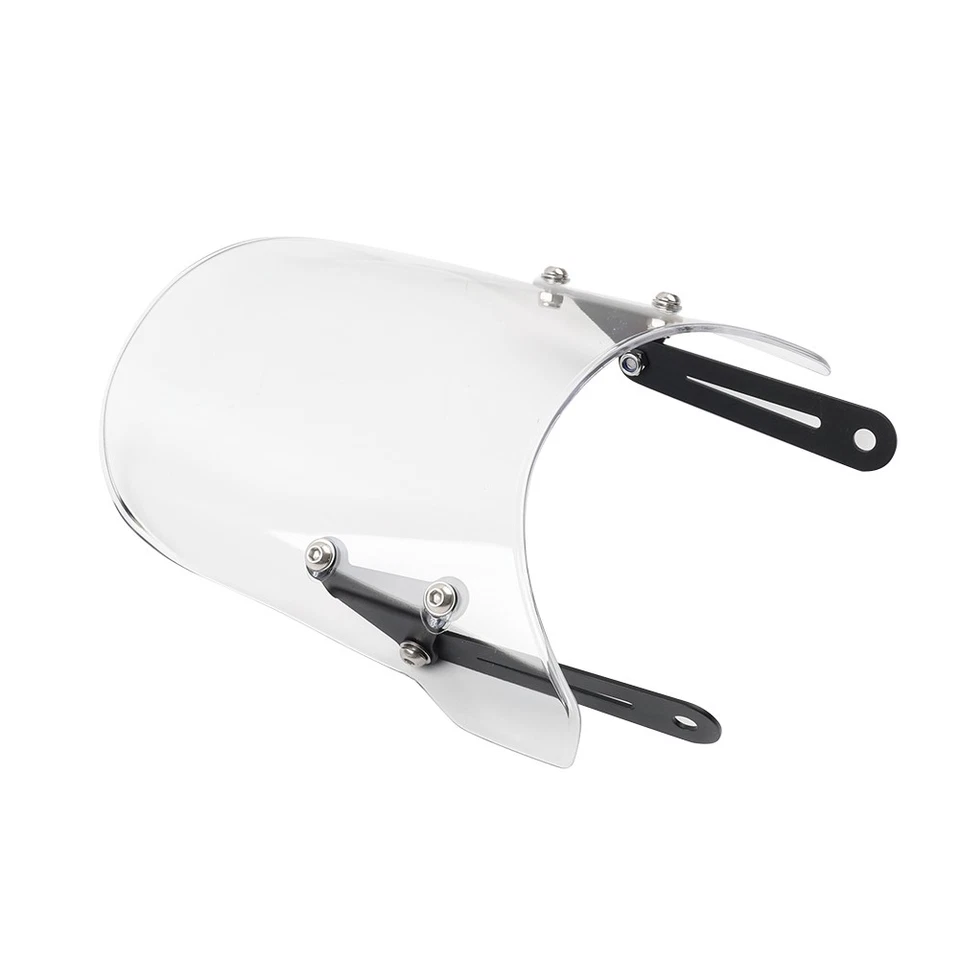 Clear Windshield Wind Screen For MOTO GUZZI V7 Classic 16-23 V9 Bobber 18-23 - Image 4 of 4