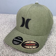 Hurley Phantom Sonic Hat Cap Olive Green FlexFit Flex Fitted Dri Men S/M