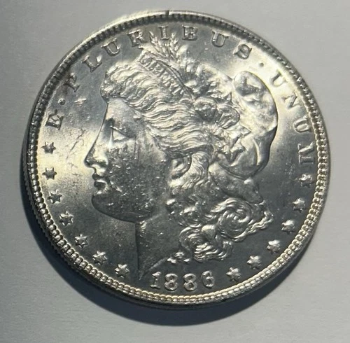 1886 Silver Morgan Dollar -  Uncirculated- M164