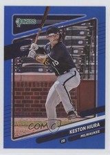 2021 Panini Donruss Holo Blue Keston Hiura #82 0aa7