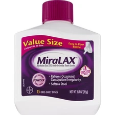 MiraLAX Laxative Powder, 26.9 Ounces, 45 Doses