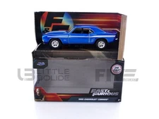 JADA TOYS 1/32 - CHEVROLET CAMARO  FAST AND FURIOUS -1969 34443BL