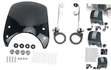 Motorcycle Windshield, Windshield Wind Deflector Headlight Fairing 180  black