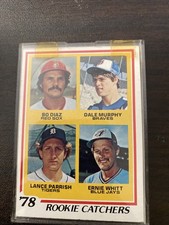 1978 Topps #708 Dale Murphy Lance Parrish Rookie RC VG-EX Baseball Card *E142. rookie card picture