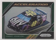 2019 Panini Prizm Acceleration Green Prizm 87/99 Jimmie Johnson #52 HOF 2b2