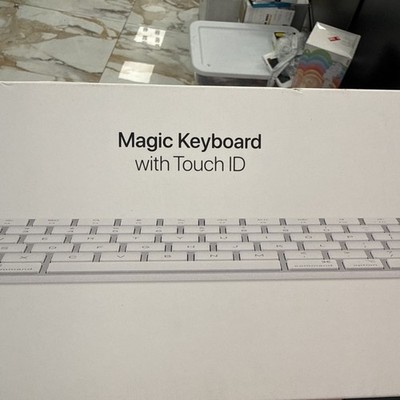 Apple Magic Keyboard w/ Touch ID (USB-C) - White - MXCK3LL/A for