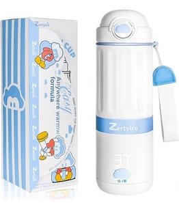 Portable Milk Warmer 17 Oz,  Formula/Breastmilk Warmer, Heats Fast, New