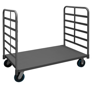 Durham EPT2RH30606PU95, 2 Sided Platform Truck, 3600lb Capacity, 30'' x 60'' x 43''