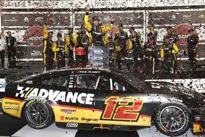RYAN BLANEY 2025 DAYTONA WIN RACED VERSION ADVANCE AUTO PARTS 1/24 ELITE DIECAST