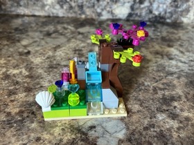 Lego Elves 41172 Naida Minifigure & Forest Waterfall Structure Only (No Dragon)