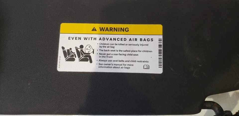 原始设备制造商 右握 遮阳板 黑色 照明 适合 08-14 梅赛德斯 C 级 W204 C250 C300 C3 — 第 4/4 张图片
