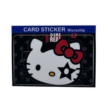 Hello Kitty Stay Real Star Punk Rock Credit Debit Bank Card Skin Cover Sticker