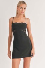 Klesis Lace Detail Spaghetti Strap Dress 
