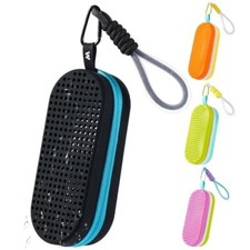 Mgsarbny Swim Goggle Case For Swimming Goggles, Silicone Protective Cases Black