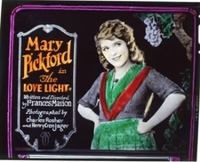Mary Pickford The Love Light 1921 Silent Movie Poster Art 5x4 Vintage Negative