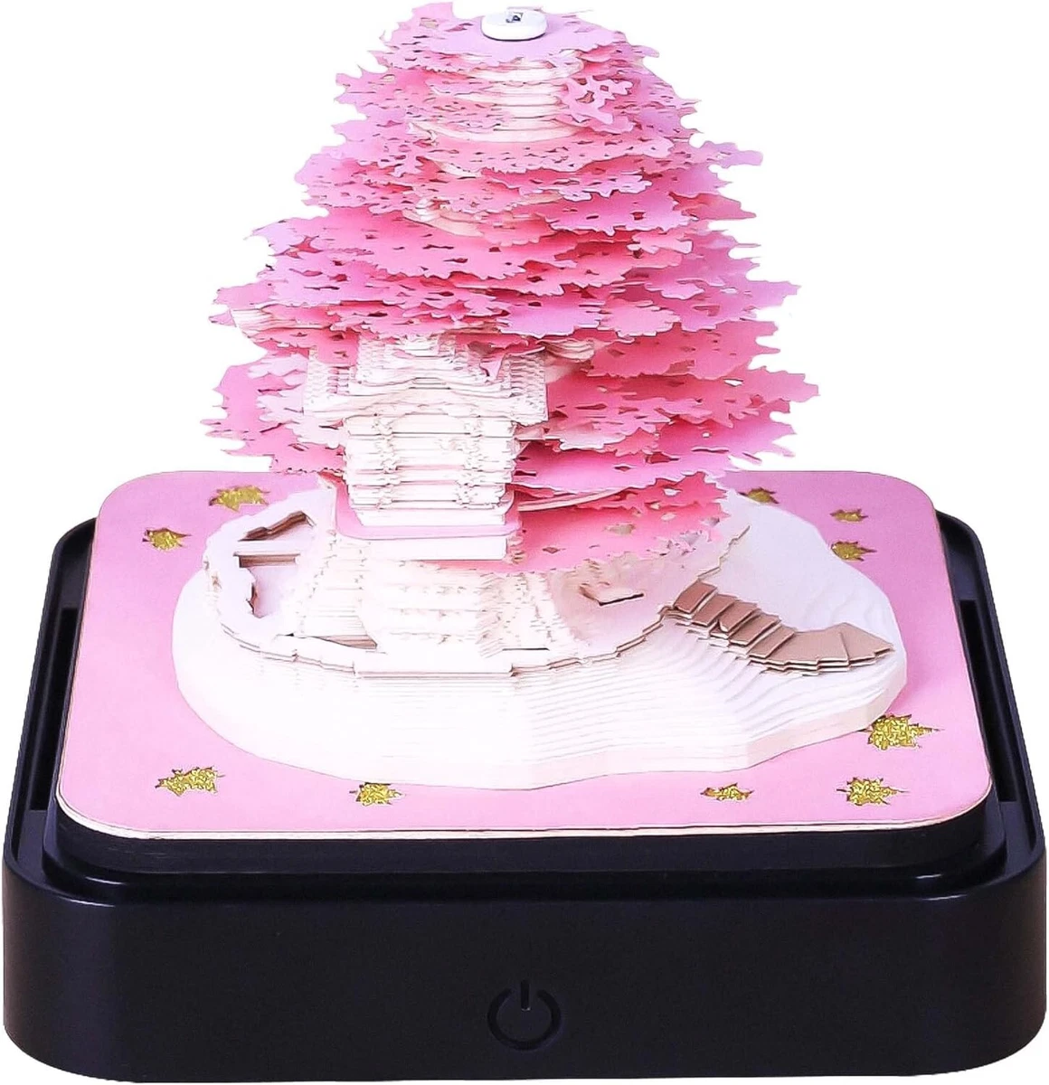 time-piece-calendar-2024-3d-calendar-memo-pad-with-led-lights-desk-calendar-ebay