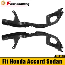 Headlight Retainers Mounting Brackets Set For 2008-2012 Honda Accord Sedan Pair