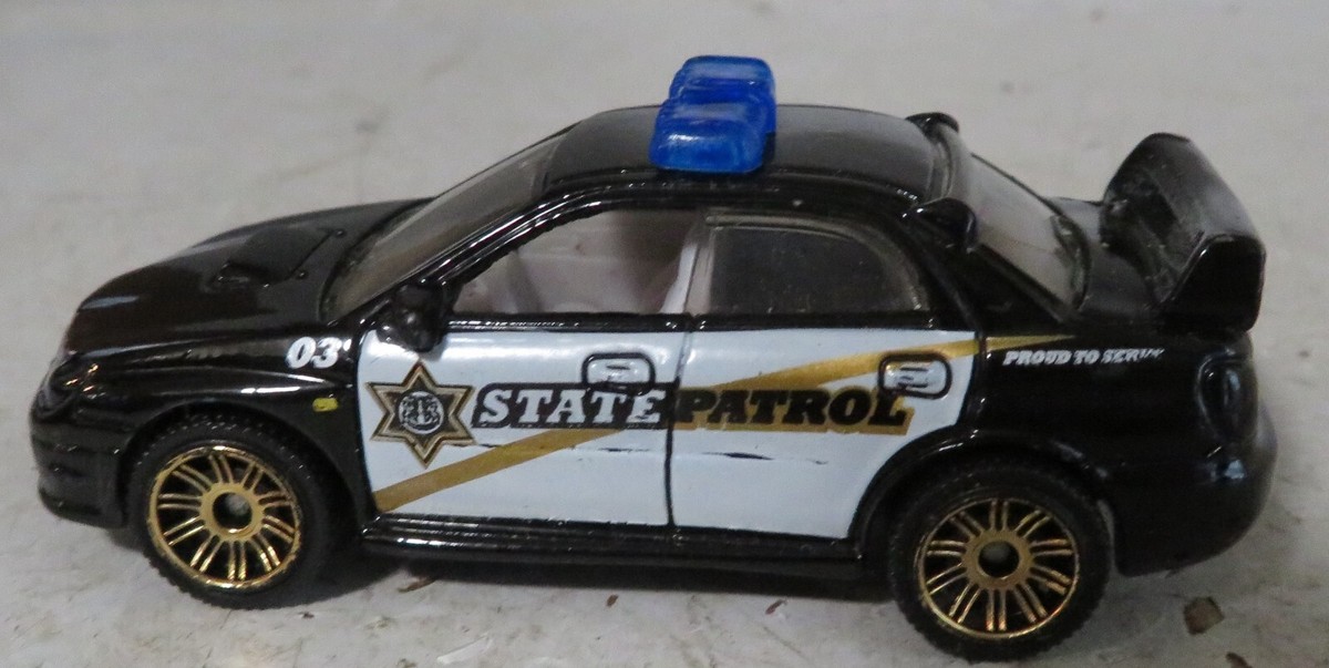 Matchbox 2008 Subaru Impreza WRX State Patrol Police Diecast Toy