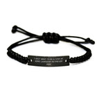 Labrador Retriever Dog Gifts from Mom, Funny Quote Rope Bracelet for Men, Father