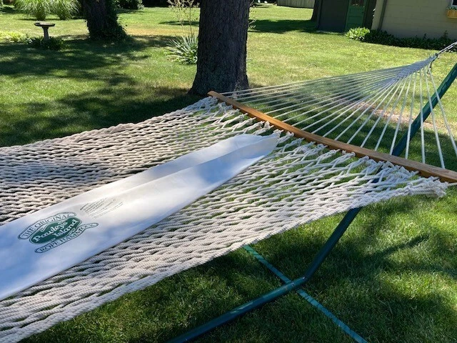 Hamaca grande de cuerda de algodón Pawley Island Foto 3 de 4