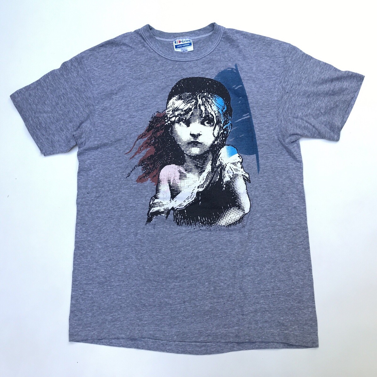 Vintage 80s Les Miserables T Shirt Tee Sz Large Single Stitch USA