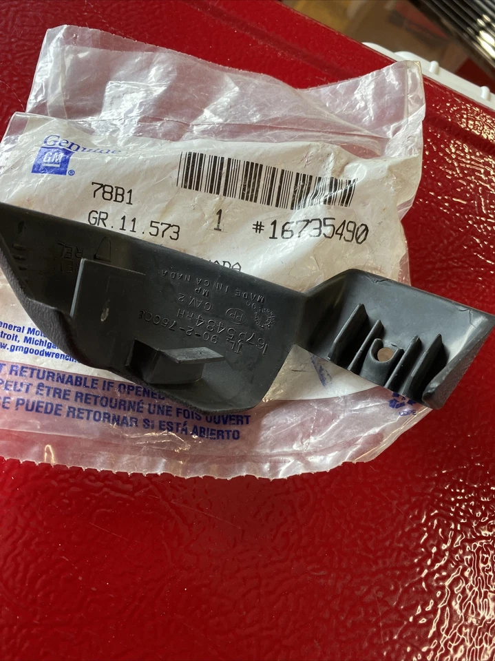 Cubierta de extremo de pista de asiento derecho original GM 16735490 1997-99 Buick LeSabre Foto 2 de 4