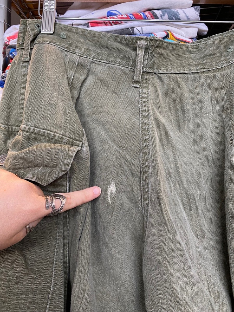 1940s Vintage WWII HBT 13 STAR US Army Military Uniform