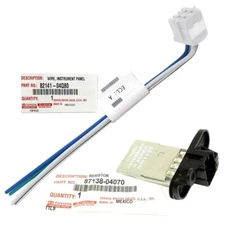 🔥Genuine OEM Toyota Tacoma 2018 2021 Blower Motor Resistor & Pigtail Connector