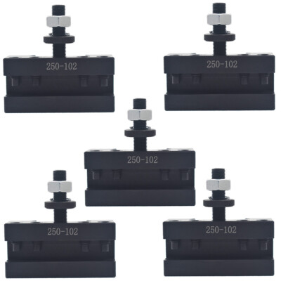 AXA 250-102 2# Quick Change Tool Post Boring Turning Holder 6-12'' 5Pcs