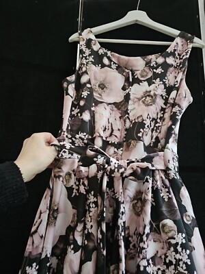 Lady Vintage Hepburn Dress Size 16 Womens 1950s Silhouette - Main Image