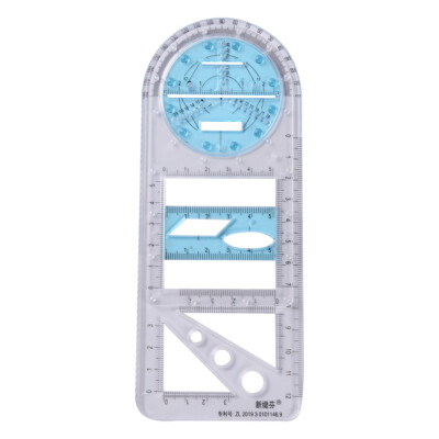 Multifunctional Geometric Ruler Geometric Drawing Template Circle Drawing Ruler 
