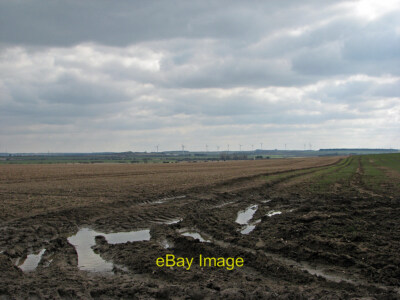 Foto 6x4 Hohe Wolke, Turbinen und Furchen Fulbourn Richtung Nordosten in t c2013