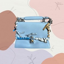 Fendi Kan I Leather Shoulder Bag Small