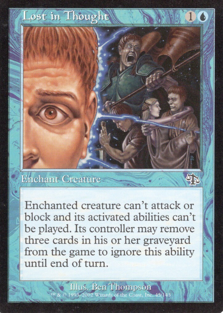 LOST IN THOUGHT 45/143 JUDGMENT MTG MAGIC LP (yourdeckbuilder)