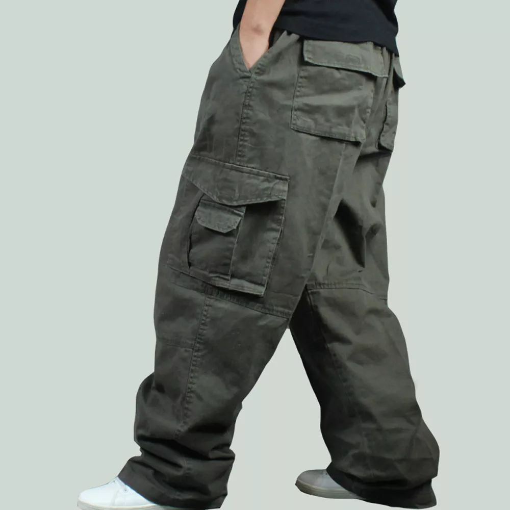 FRTZFTBCTS Cargo Pants Mens Casual Multi Pockets Military Large Size  Tactical Pants Men Outwear Army Straight Winter Pants ArmyGreen Fleece S :  Amazon.co.uk: Fashion