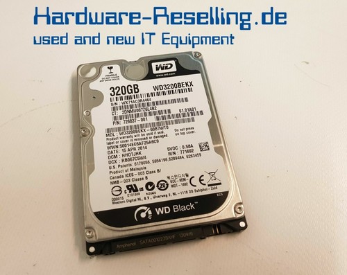 Western Digital 320GB 7200rpm 16MB SATA 2,5" HDD WD3200BEKX-60B7WT0 726837-001