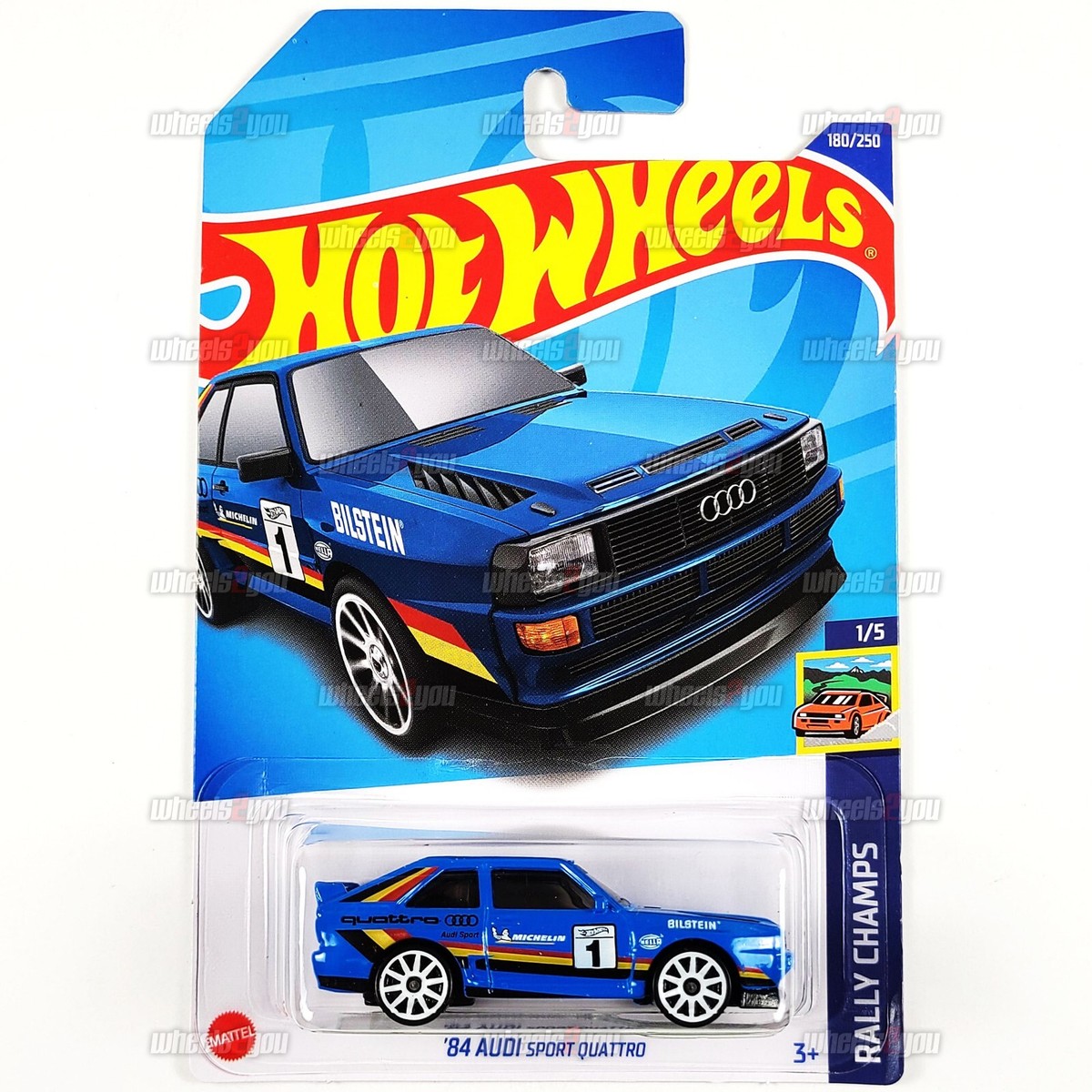 ホットウィール NFT   '84 Audi Sport quattro Amazon.com: Hot Wheels '84 Audi Sport Quattro, Rally Champs