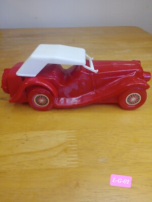 Vintage 1936 MG Avon Bottle Mens Wild Country Cologne Red Convertible NEW 
