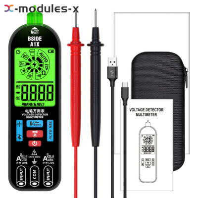 A1X Mini Multimeter LCD Digital Tester Voltage Detector DC/AC Voltage Resistance