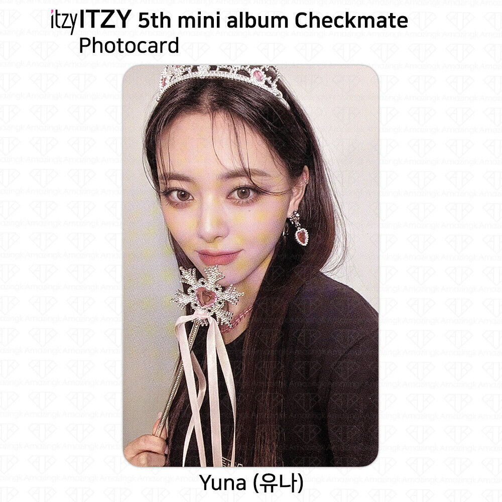 ITZY 5th Mini Album Checkmate Official Photocard Clear Card Special Card  KPOP