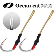 OCEAN CAT Assist Hooks SJ-51 Monster Stinger Jigging Jig Hook Rigged Circle Hoo 