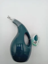 Rachael Ray 24-Ounce Stoneware EVOO Olive Oil Bottle Dispenser with Spout Marine