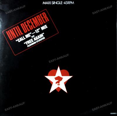 Until December - Call Me / Free Again Maxi (VG/VG) .