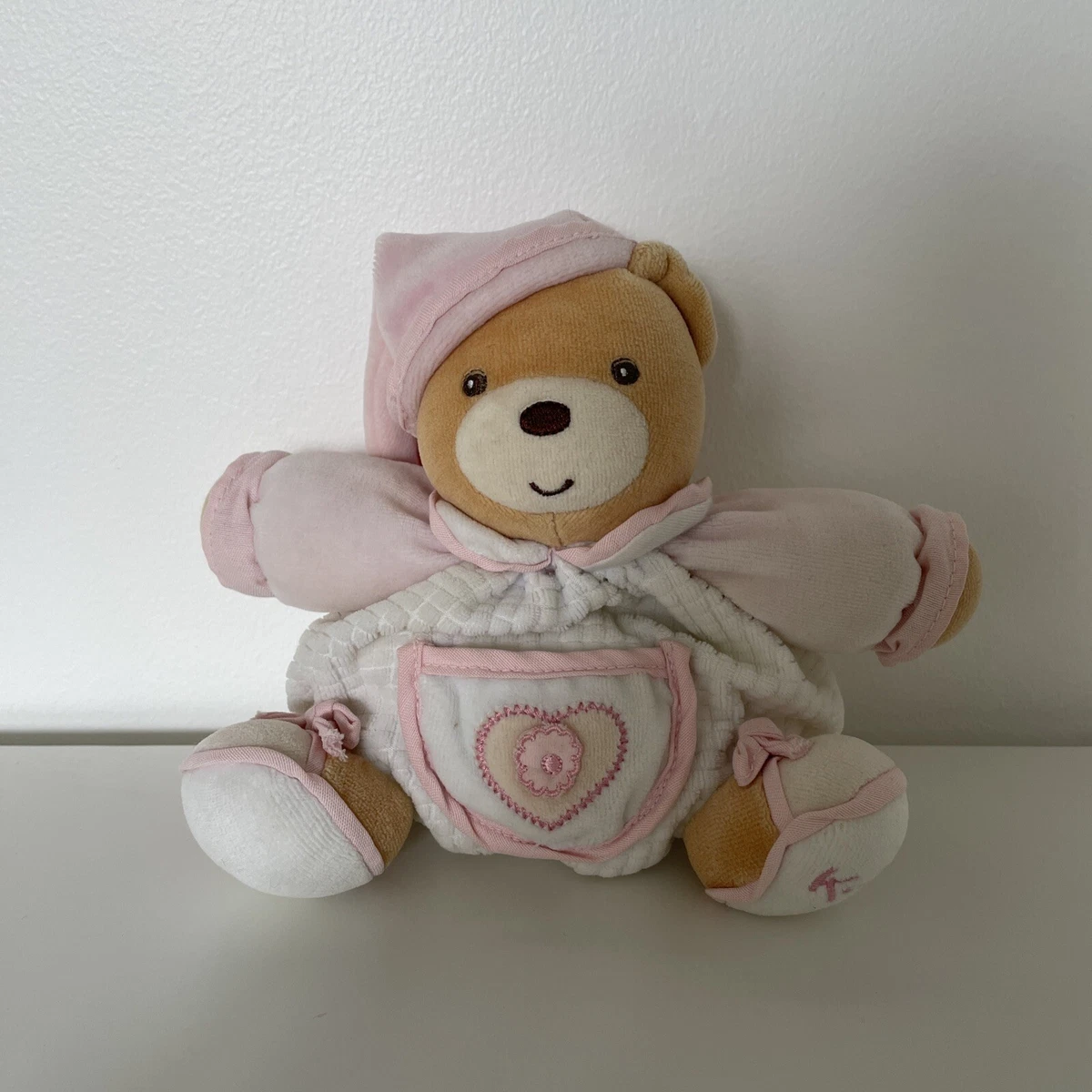 Kaloo - Peluche Ours en Peluche Rose