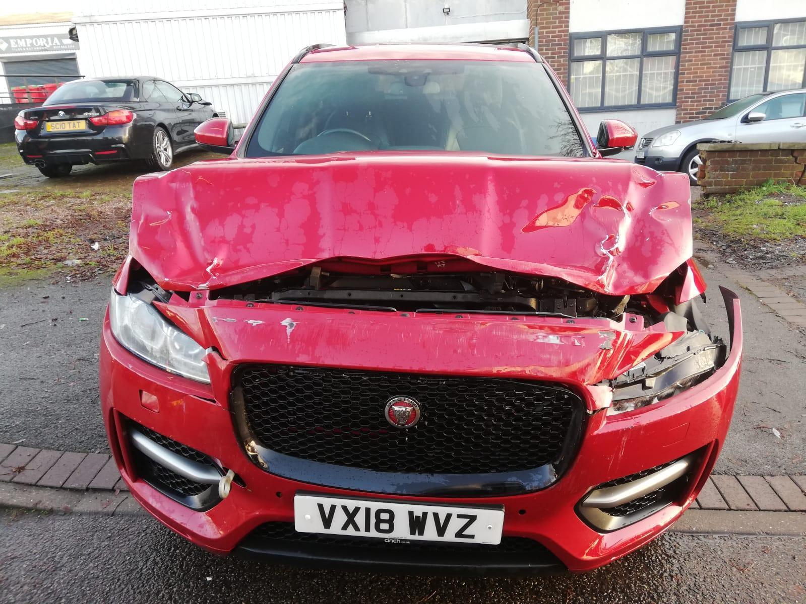 2018 JAGUAR FPACE 2.0d RSport 5dr AWD 68K CAT N DAMAGED REPAIRABLE